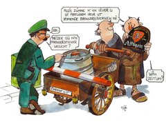 Cartoon van Henk Visser